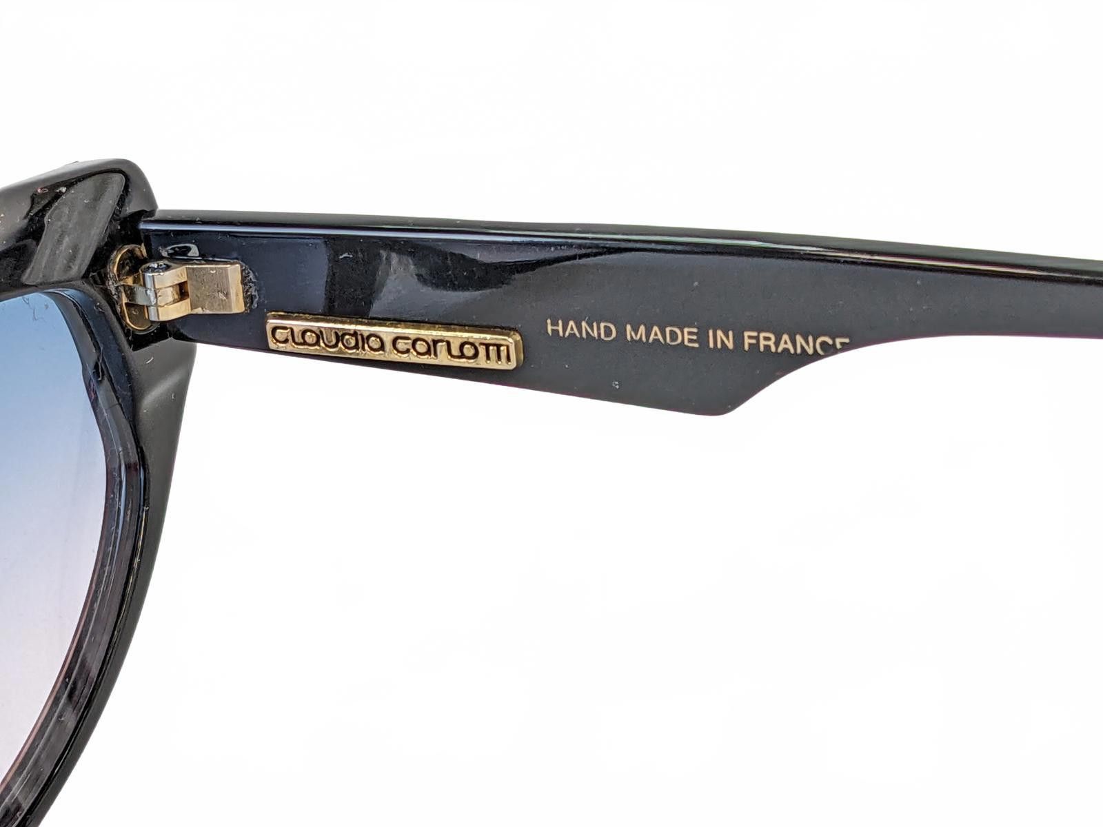 Other Claudia Carlotti France Stratos CC21 Snake Sunglasses Black Size ONE SIZE - 8 Thumbnail