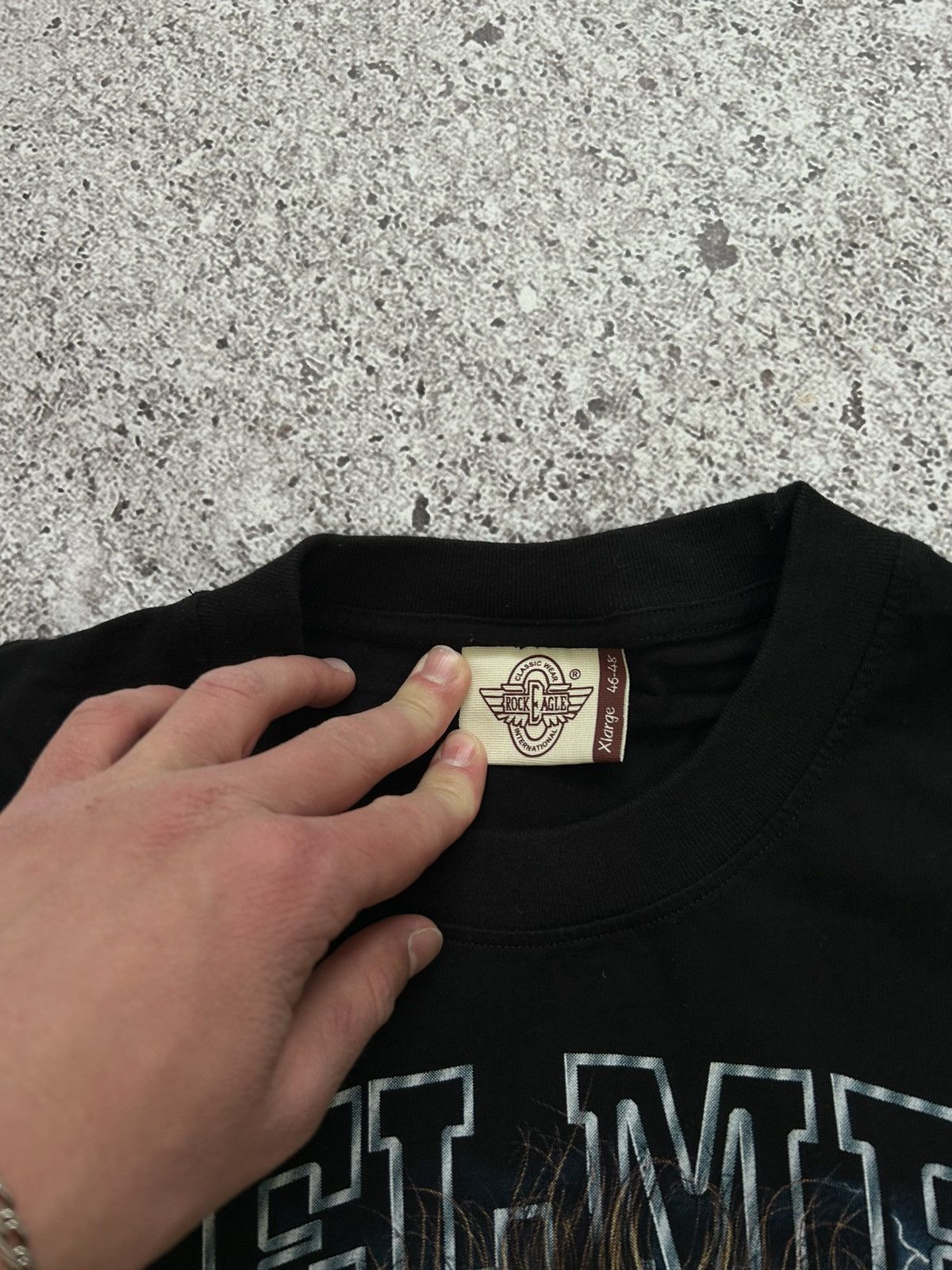 Band Tees × Vintage Vintage 90’s Helmet Laws Suck Skeleton On A Bike Rock Tee Size US XL / EU 56 / 4 - 8 Thumbnail