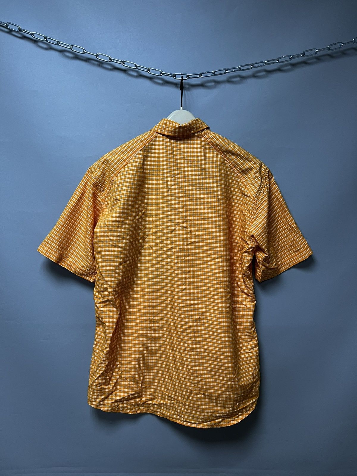 Haglofs HAGLOFS Shirt Men's Short Sleeve Button Up Plaid Spread Neck Size US M / EU 48-50 / 2 - 12 Thumbnail