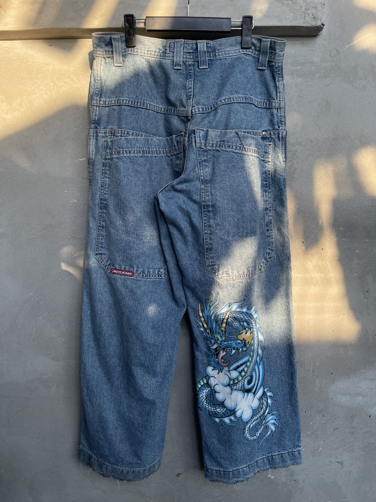 JNCO Jnco Dragon Cloud Vintage 2000s Size US 32 / EU 48 - 3 Thumbnail
