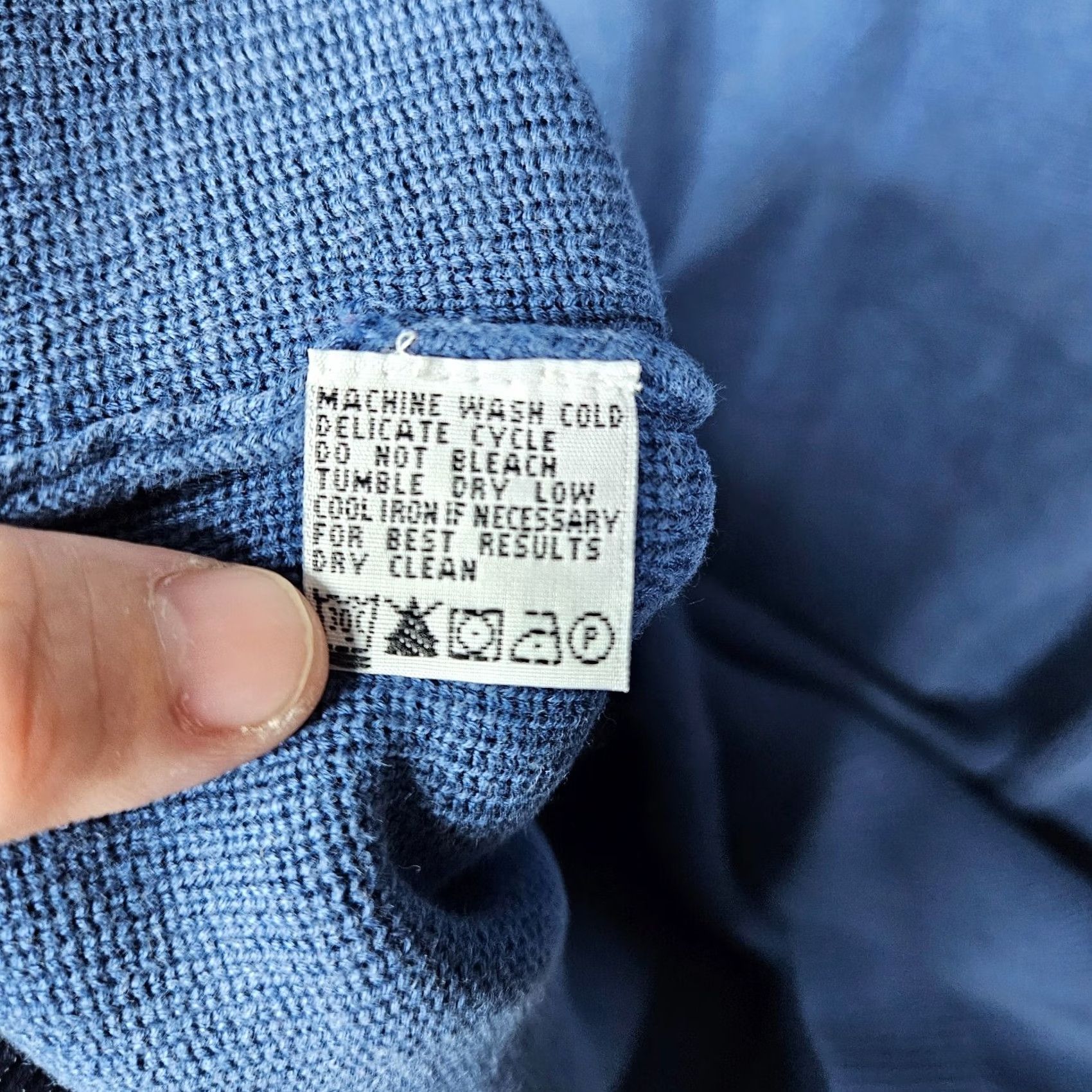 Tommy Bahama Tommy Bahama Men’s Blue Silk Cotton 1/4 Zipper Sweater XL Size Knit Pullover Size US XL / EU 56 / 4 - 4 Thumbnail