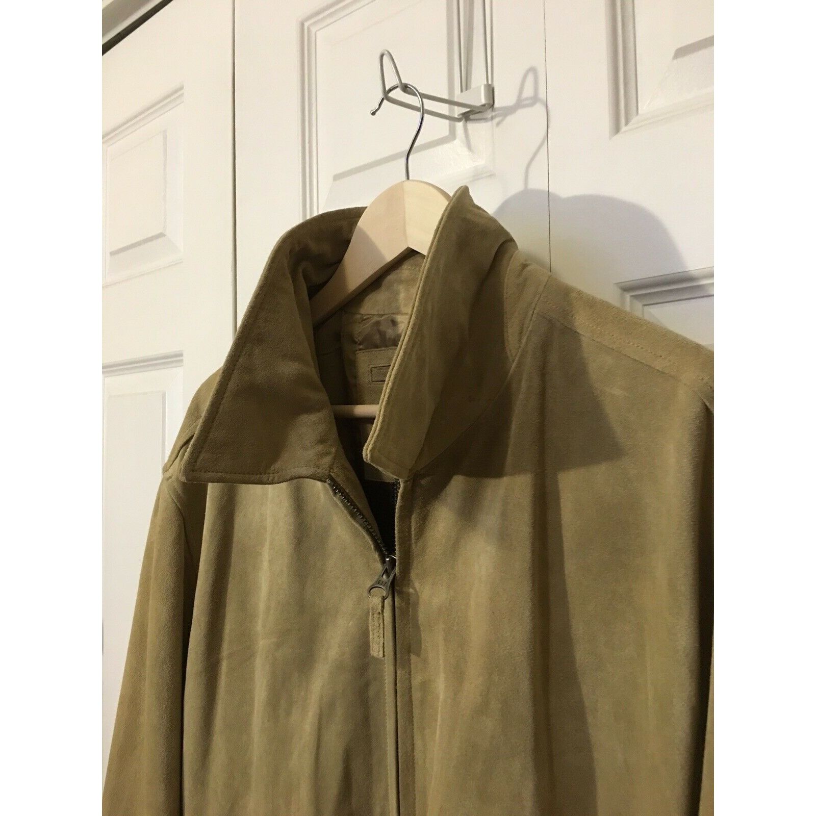 Gap Gap Men's Sz XL TAN 100% Genuine Leather Jacket Heavy Size US XL / EU 56 / 4 - 6 Thumbnail