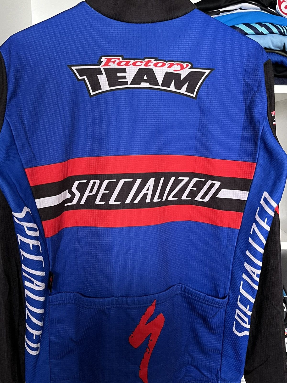 Vintage Mens Specialized long sleeve Cycling Jersey Cycle Vintage Size US L / EU 52-54 / 3 - 6 Thumbnail