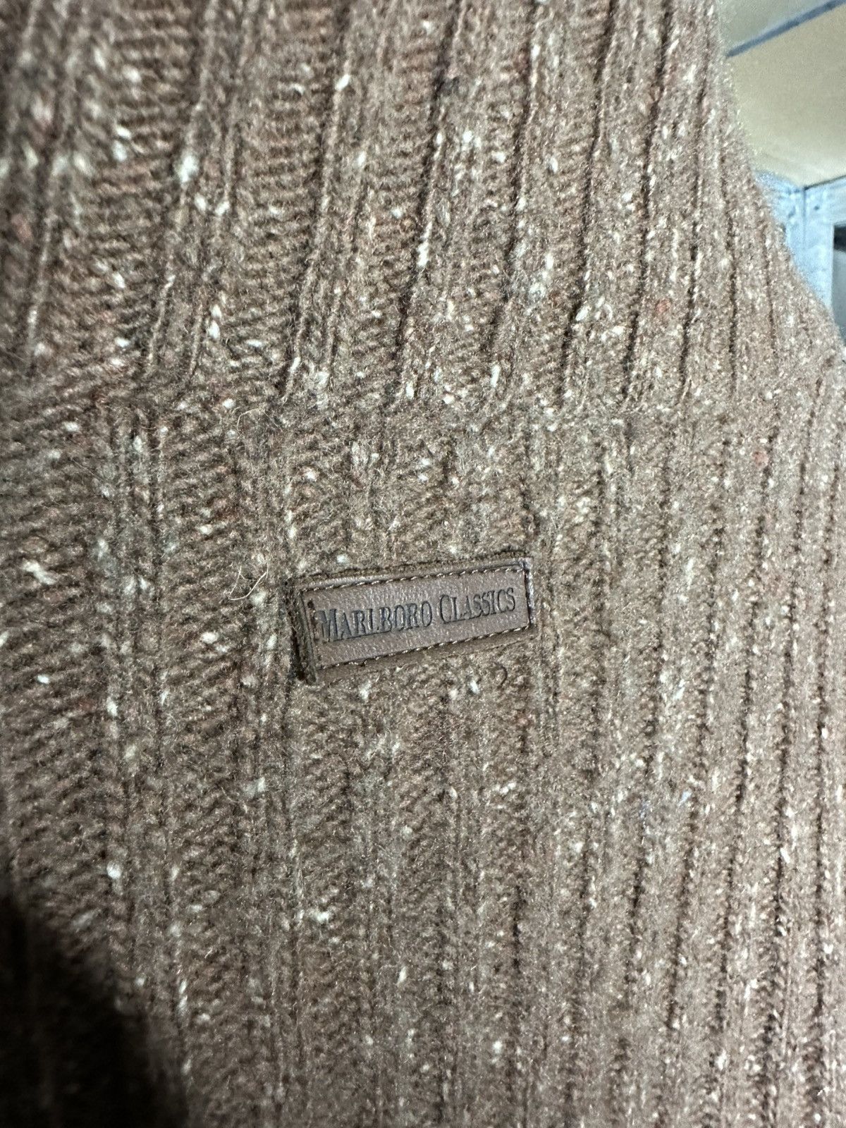 Marlboro Classics Marlboro Classics Wool Knit Zip Sweater Brown Men’s XXL Size US XXL / EU 58 / 5 - 4 Thumbnail