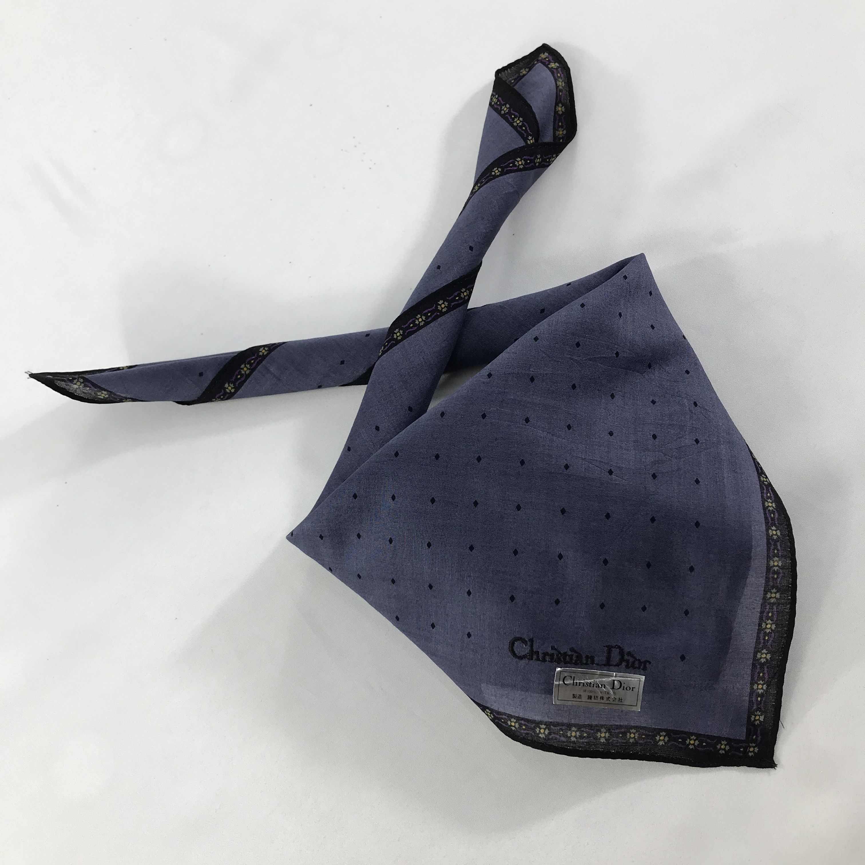 Vintage Christian Dior Neckerchief / Bandana / Handkerchief Size ONE SIZE - 2 Thumbnail