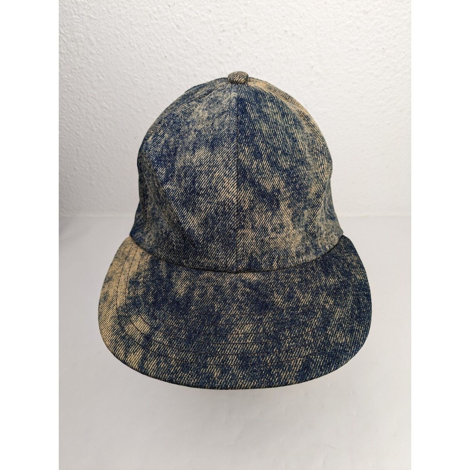Brixton Vtg Union Hat Denim Cap Acid Wash Denim Blue Jean Railroad Size ONE SIZE - 1 Thumbnail