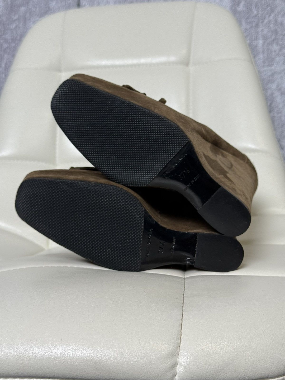 Balenciaga Balenciaga Suede Platform Wedge Heels Tassel Loafers Shoes Size US 7.5 / IT 37.5 - 22 Thumbnail