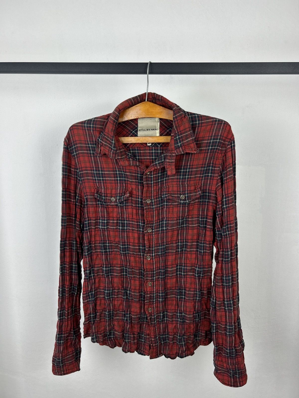STILL BY HAND Still by Hand - Red Flannel Size US M / EU 48-50 / 2 - 9 Thumbnail
