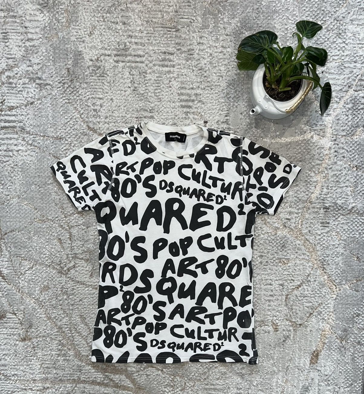 Dsquared2 DSQUARED2 MULTI LOGO T-SHIRT Y2K TEE Size US M / EU 48-50 / 2 - 1 Thumbnail