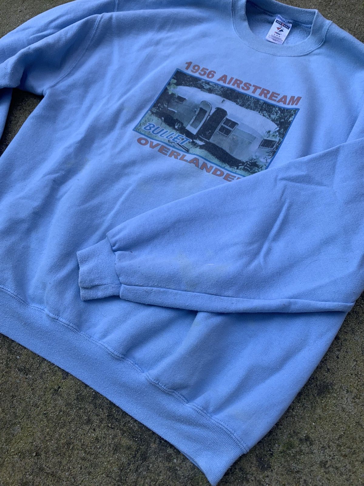 Jerzees Vintage AirStream Camper Sweatshirt Size US XL / EU 56 / 4 - 4 Thumbnail