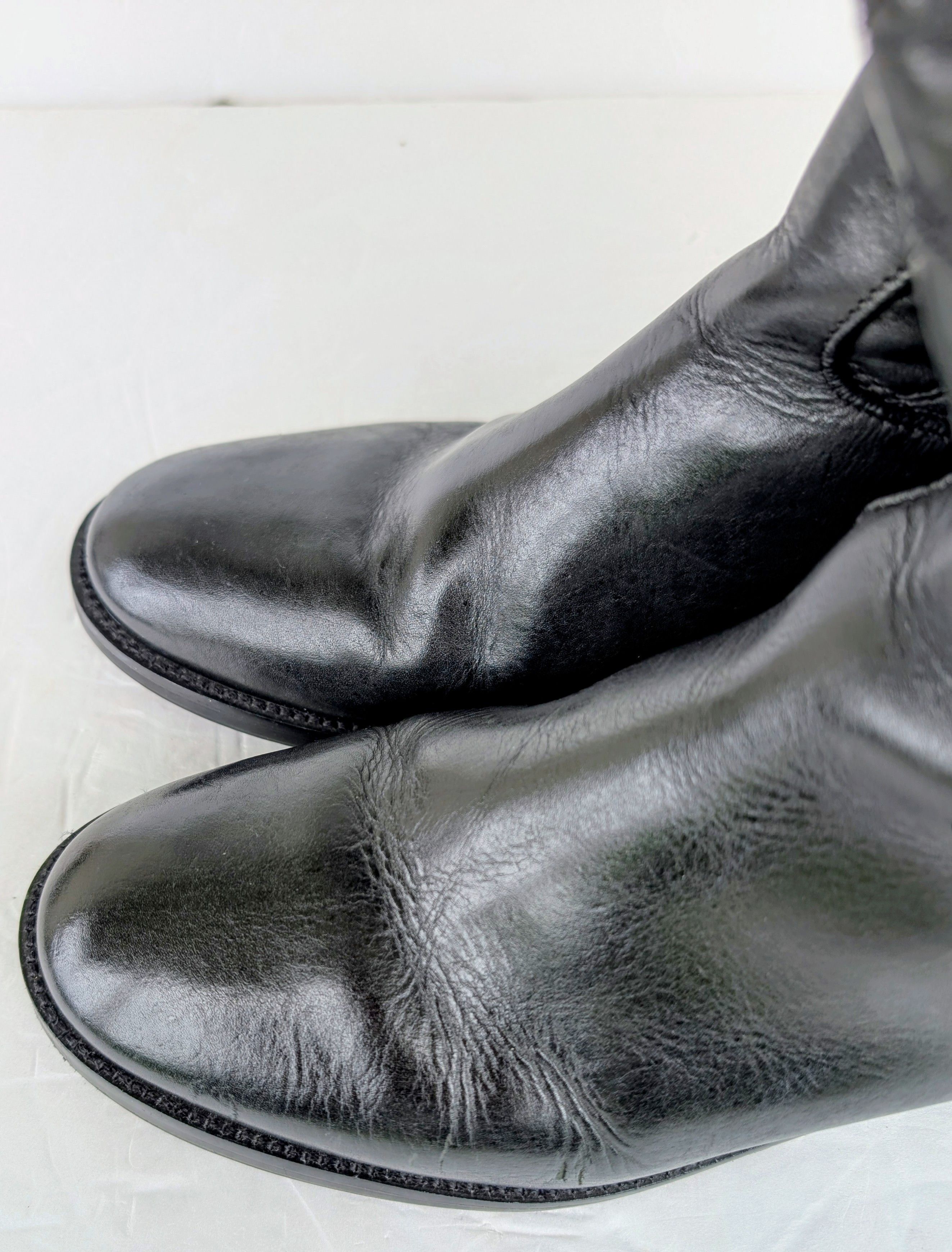 Tory Burch Tory Burch Claremont Quilted Leather Riding Boots Size 8.5M Size US 8.5 / IT 38.5 - 4 Thumbnail
