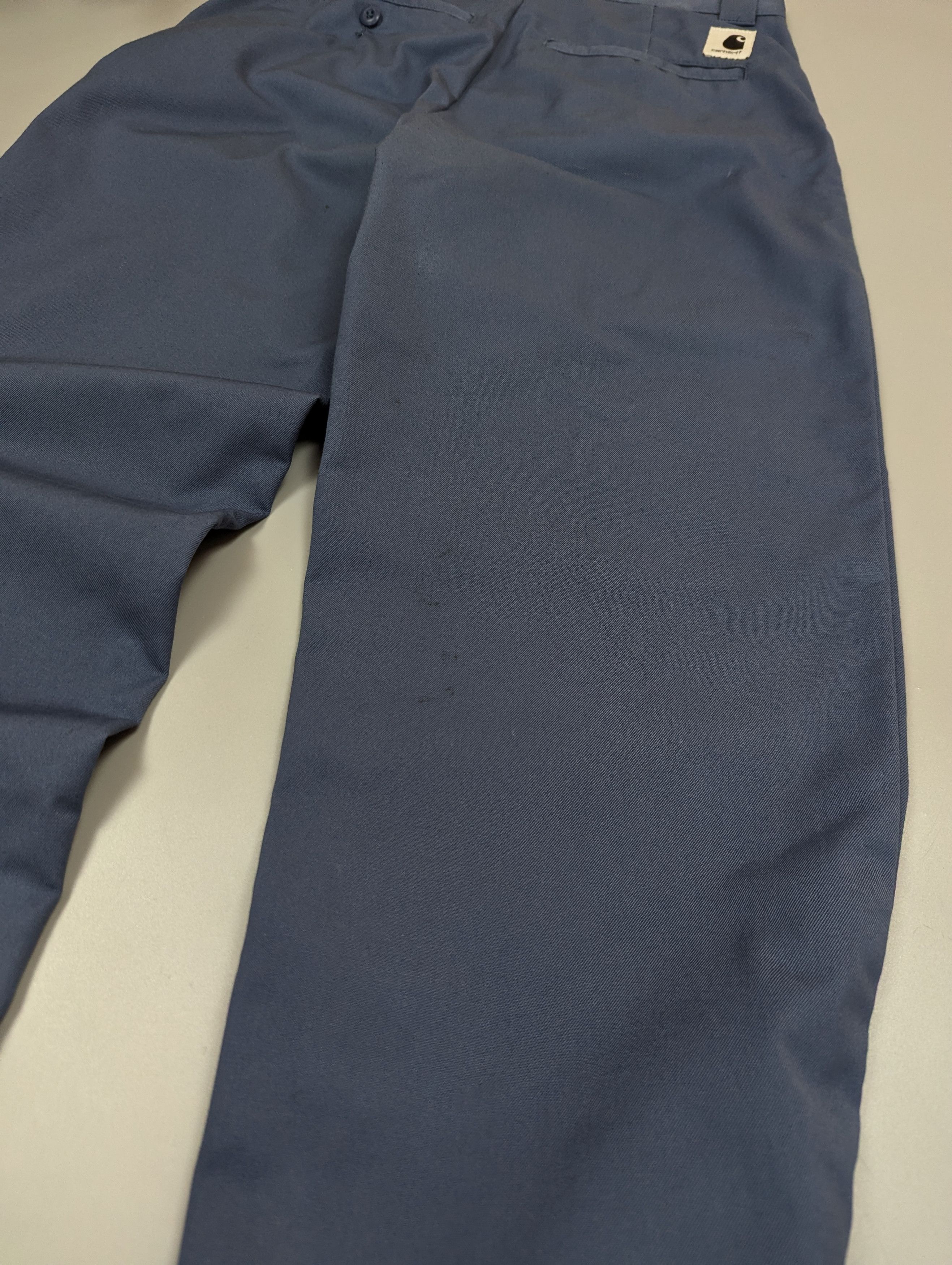 Carhartt Wip Carhartt WIP Master Pant Blue Work Pants Straight Fit Mens Size US 27 - 8 Thumbnail
