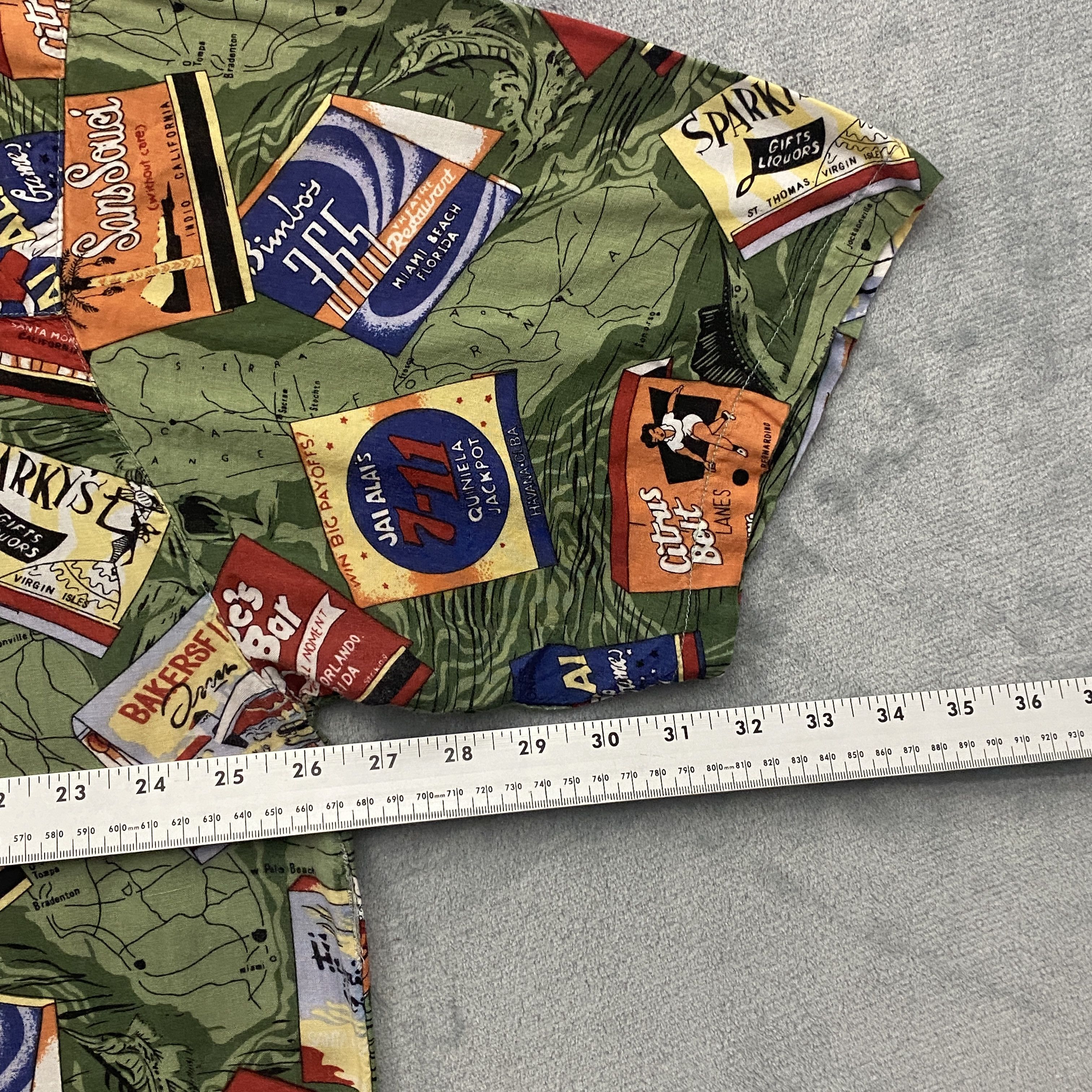 Other KAD Shirt Men Short Sleeve Vintage CA & FL Matchbooks Size US XL / EU 56 / 4 - 11 Thumbnail