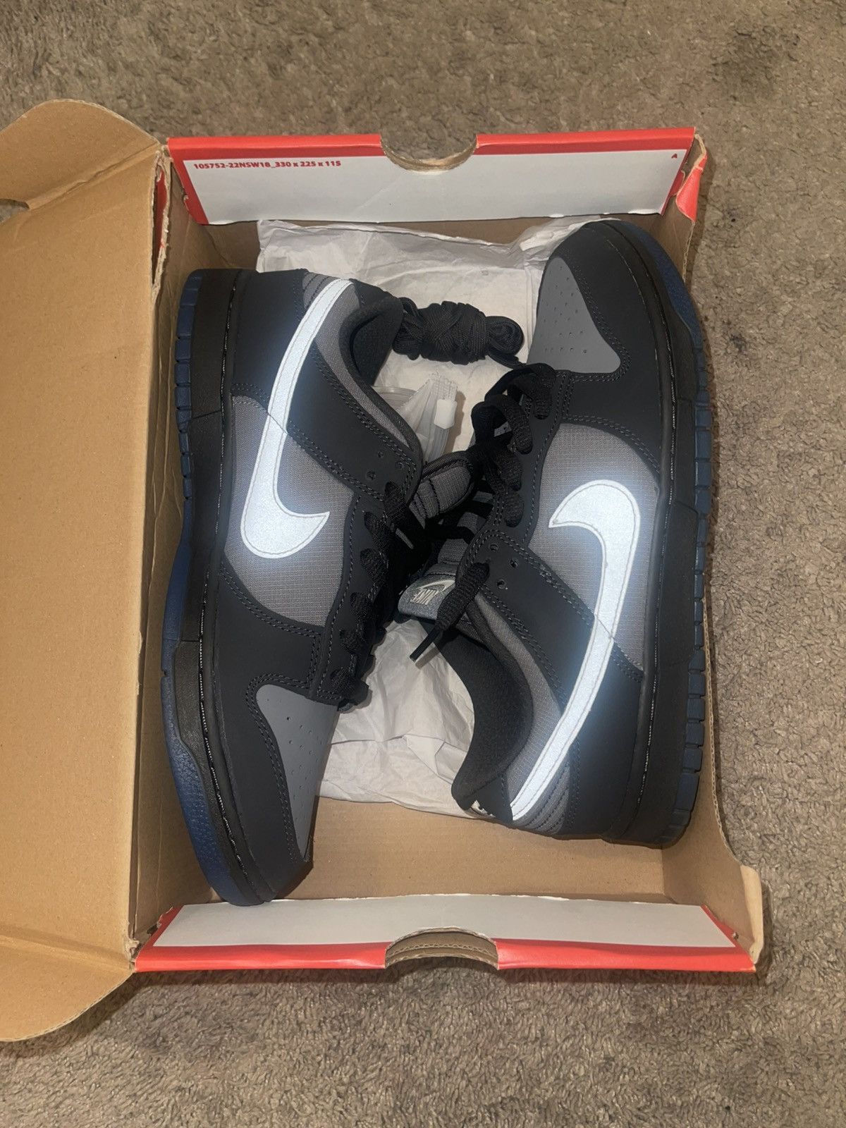 Nike Nike Dunk Low Anthracite Size US 9.5 / EU 42-43 - 1 Thumbnail
