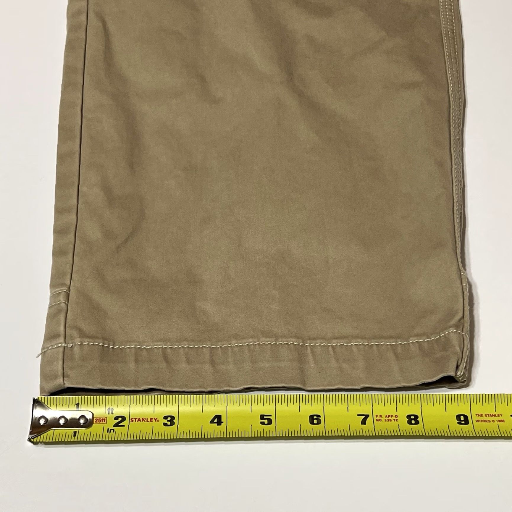 Vintage Cabela's Casuals Pants Mens 38x32 Canvas Beige Flat Front Pockets Regular Straight Outdoor Workwear 90s? Size US 38 / EU 54 - 7 Thumbnail