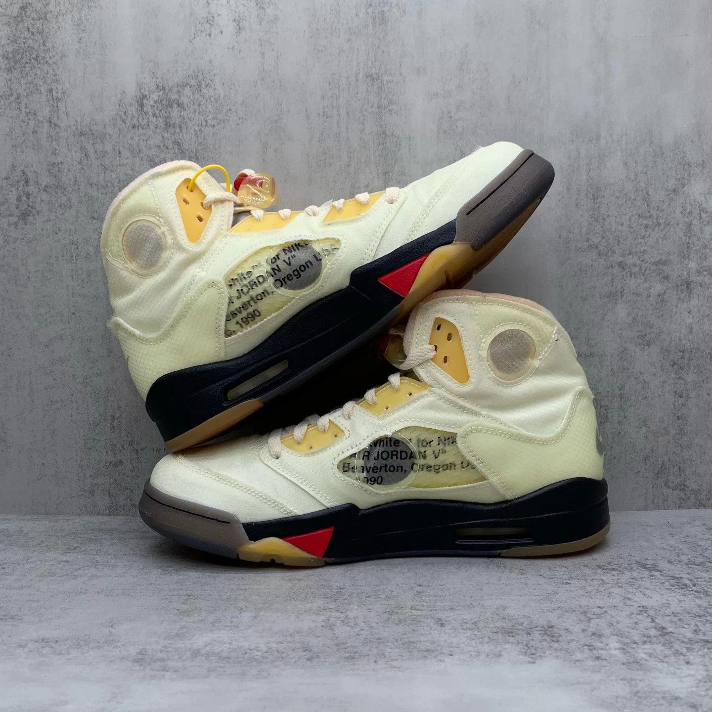 Nike OW x AJ5 White Mesh & Canvas 44 98 New Size US 11 / EU 44 - 3 Thumbnail