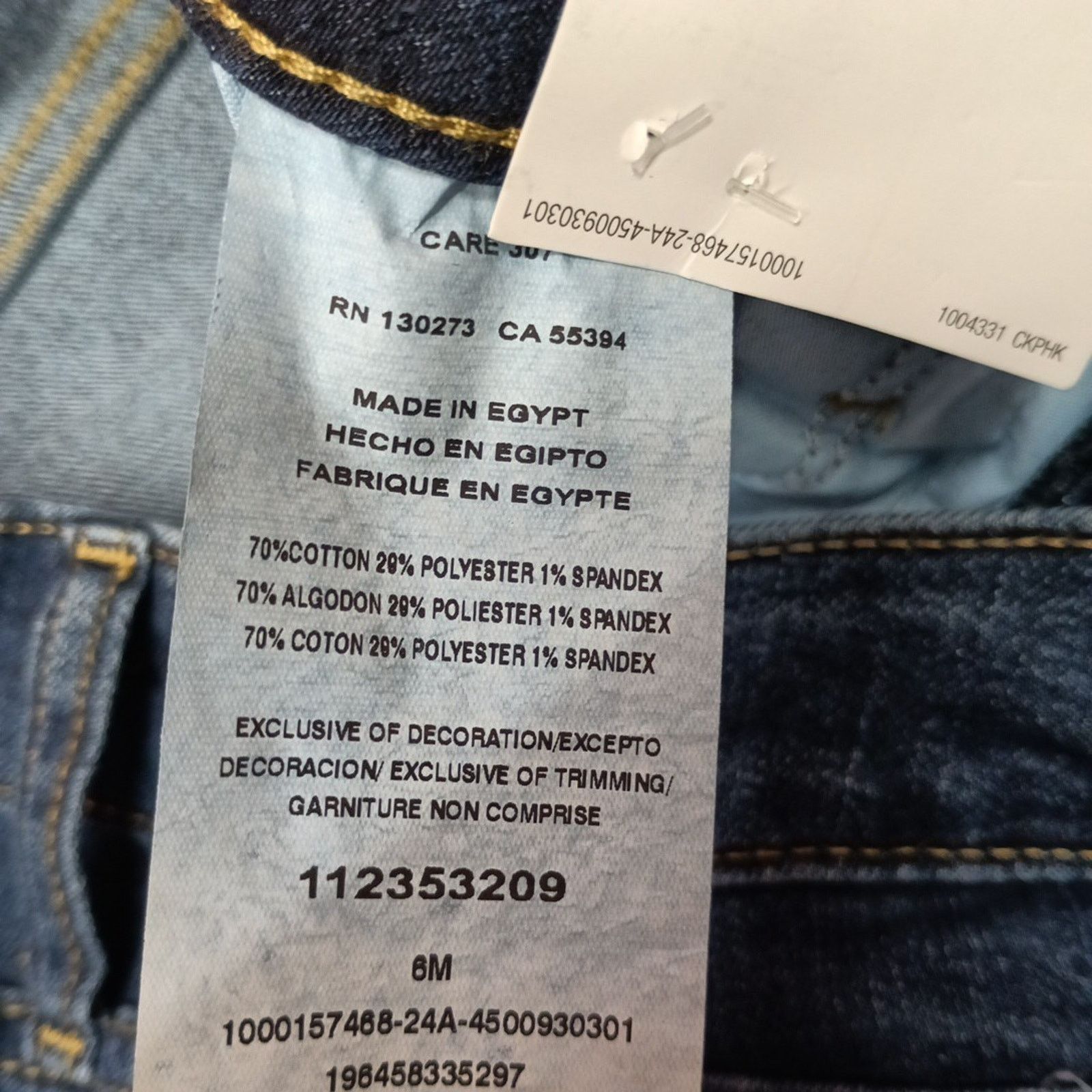 Lee Lee Mid-Rise Capri Jeans Women's Size 6 M Blue 22" Inseam Size 28" / US 6 / IT 42 - 4 Thumbnail