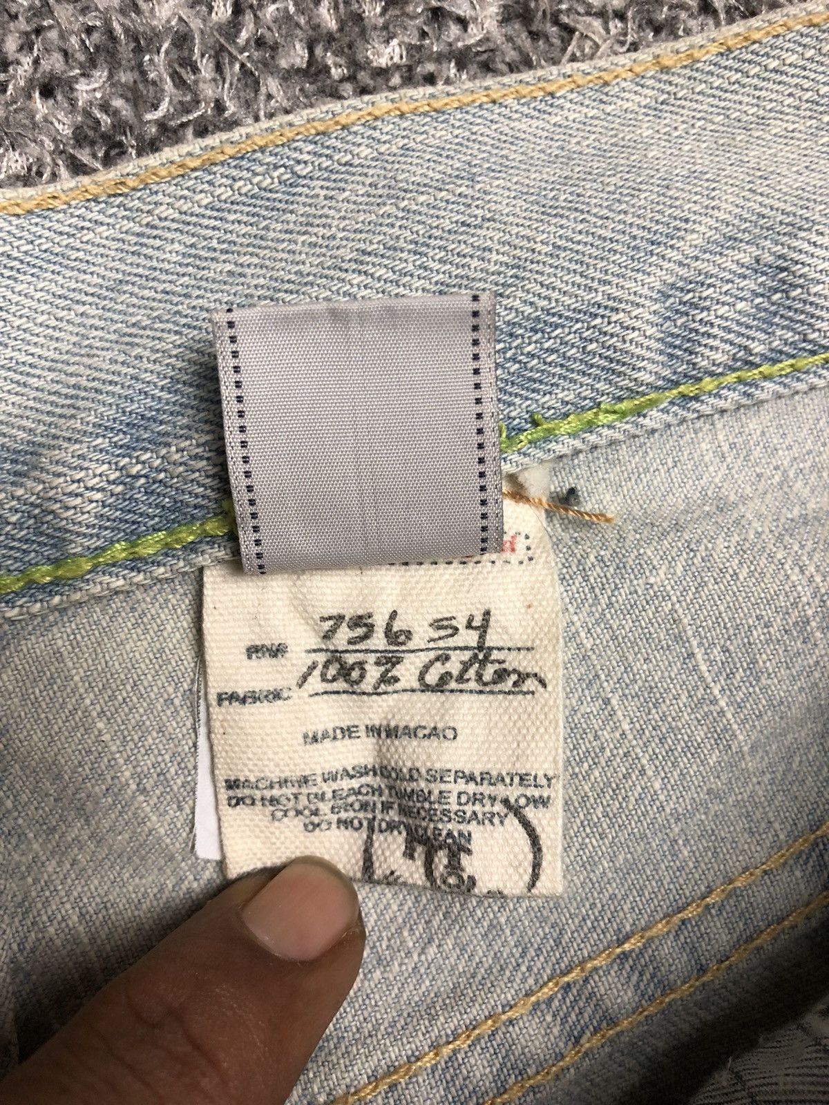 Abercrombie & Fitch Vintage Crazy Distressed Abercrombie And Fitch Flare Jeans Size US 33 - 20 Thumbnail
