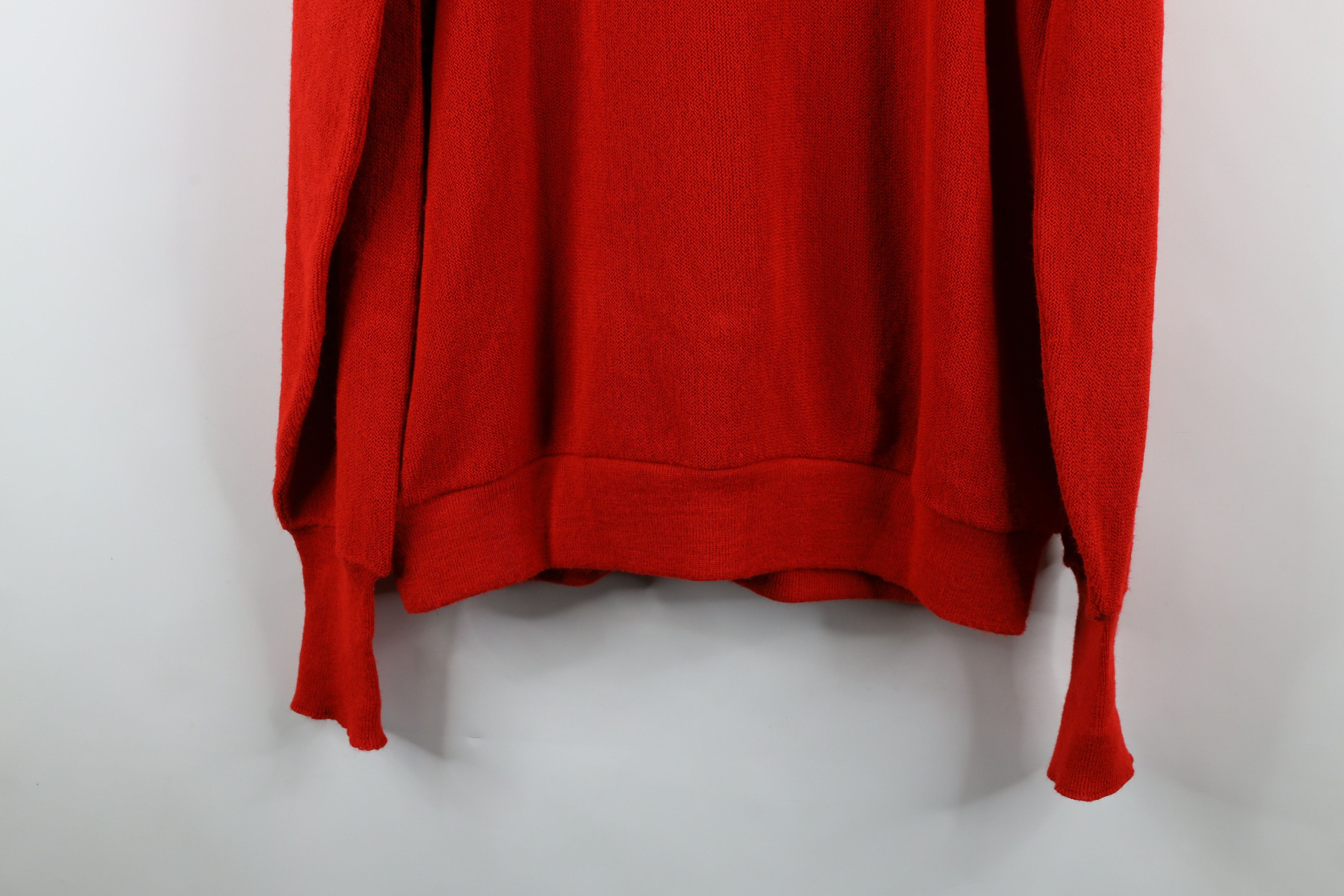 Vintage Vintage 70s Streetwear Cardigan Sweater Red Acrylic USA Size US XL / EU 56 / 4 - 10 Thumbnail