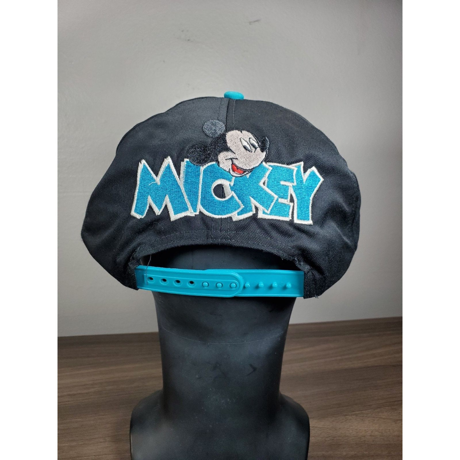 Disney × Mickey Unlimited × Vintage Disney Mickey Mouse Snapback Hat Cap M Logo Two Tone Size ONE SIZE - 3 Thumbnail