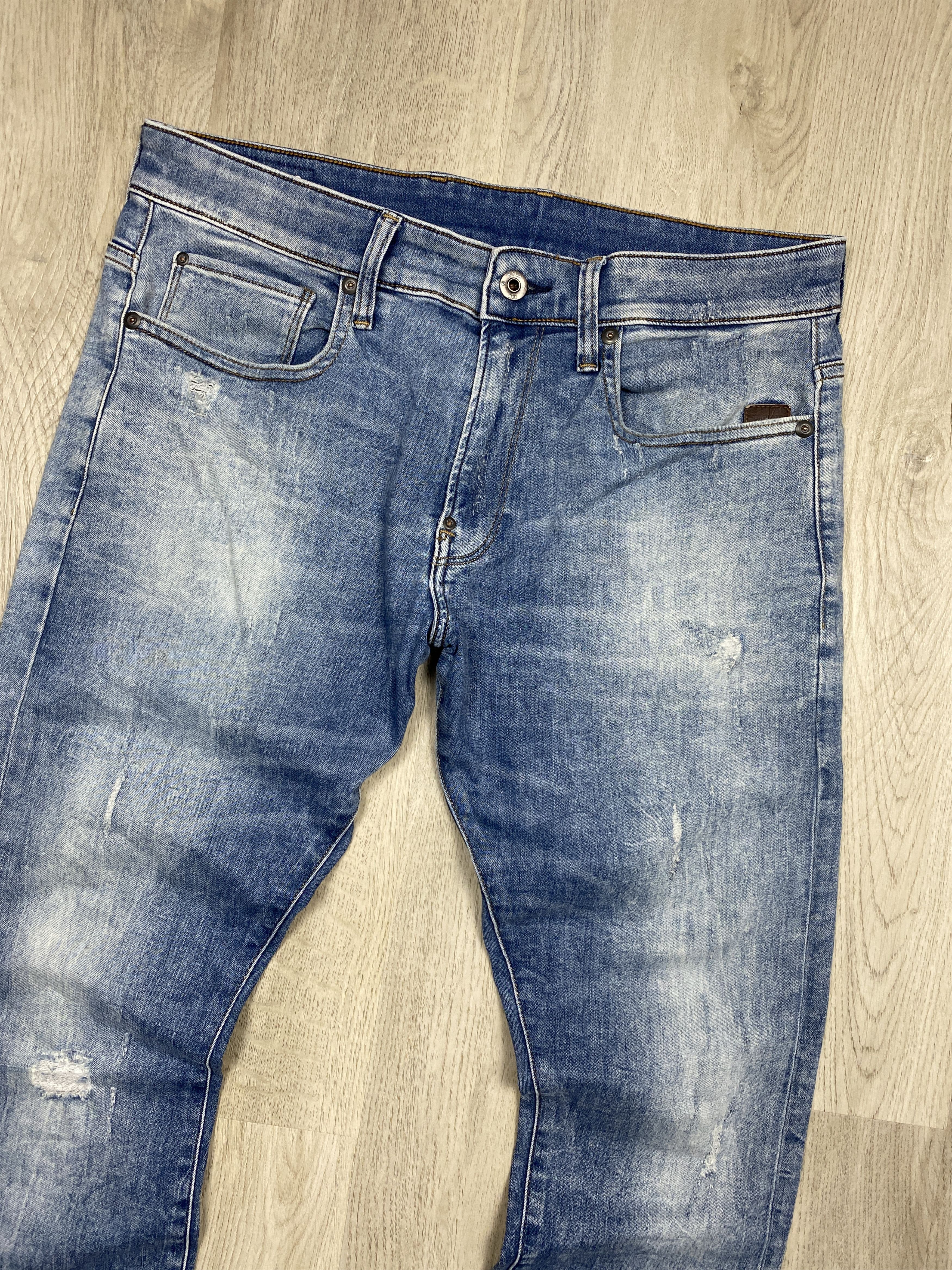 G-Star G Star Raw Mens Revend Skinny Denim Pants Jeans Size US 33 - 2 Thumbnail