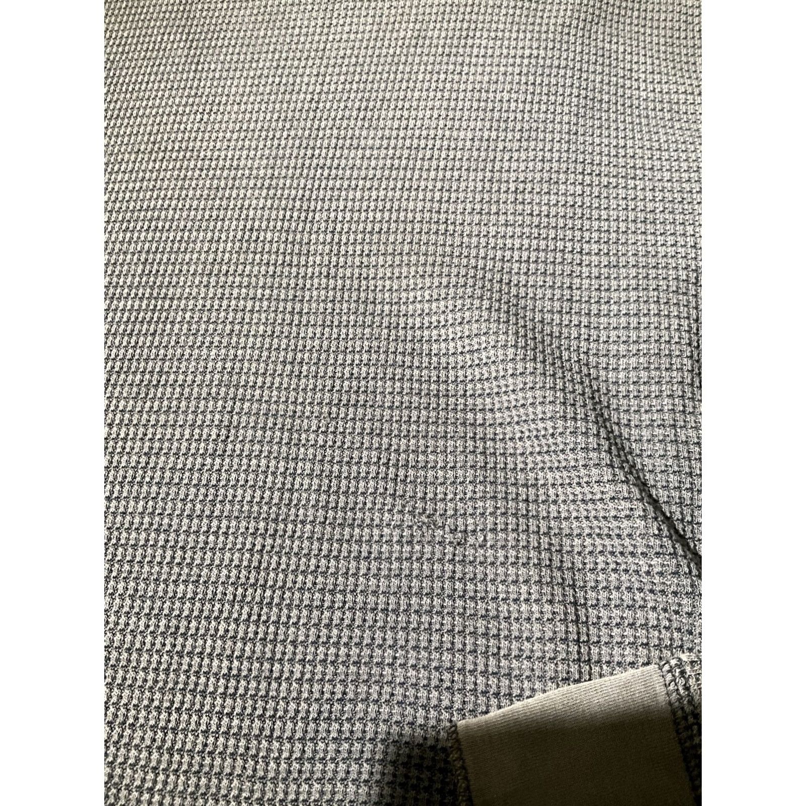 Vince Vince Shirt Mens M Gray Grunge Sun Fade Waffle Thermal Minimalist Luxury Size US M / EU 48-50 / 2 - 4 Thumbnail