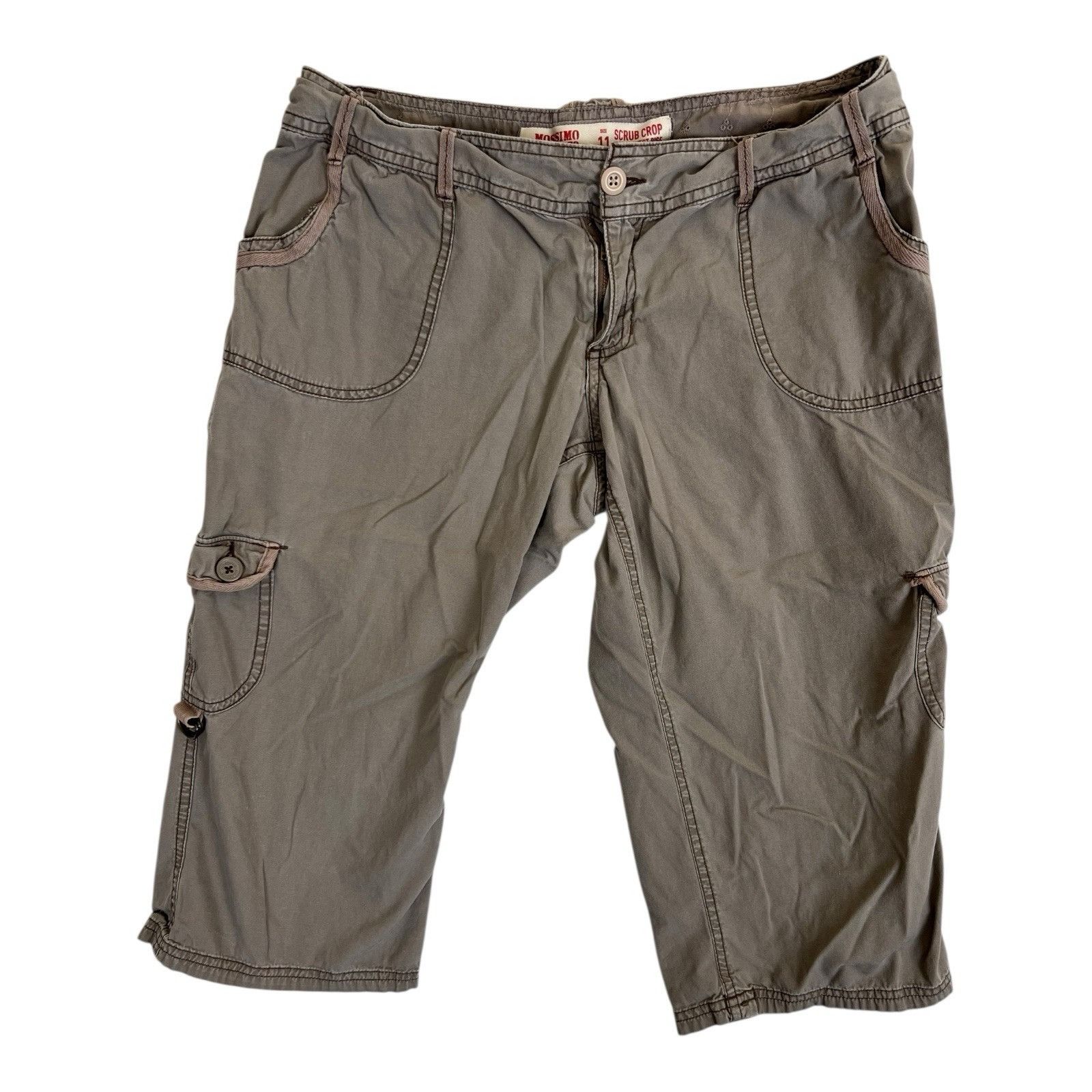 Mossimo Vintage Mossimo Cargo Capri Pants Women’s Size 11 Y2K Crop Size 30" / US 8 / IT 44 - 1 Thumbnail