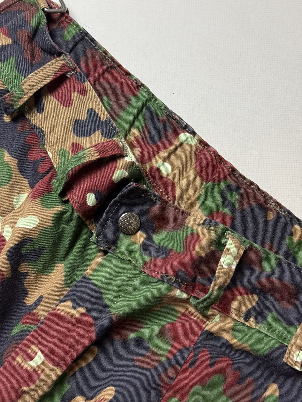 Vintage Military Swiss Army Alpenflage Camo M83 Cargo Pants Trousers Size US 30 / EU 46 - 11 Thumbnail