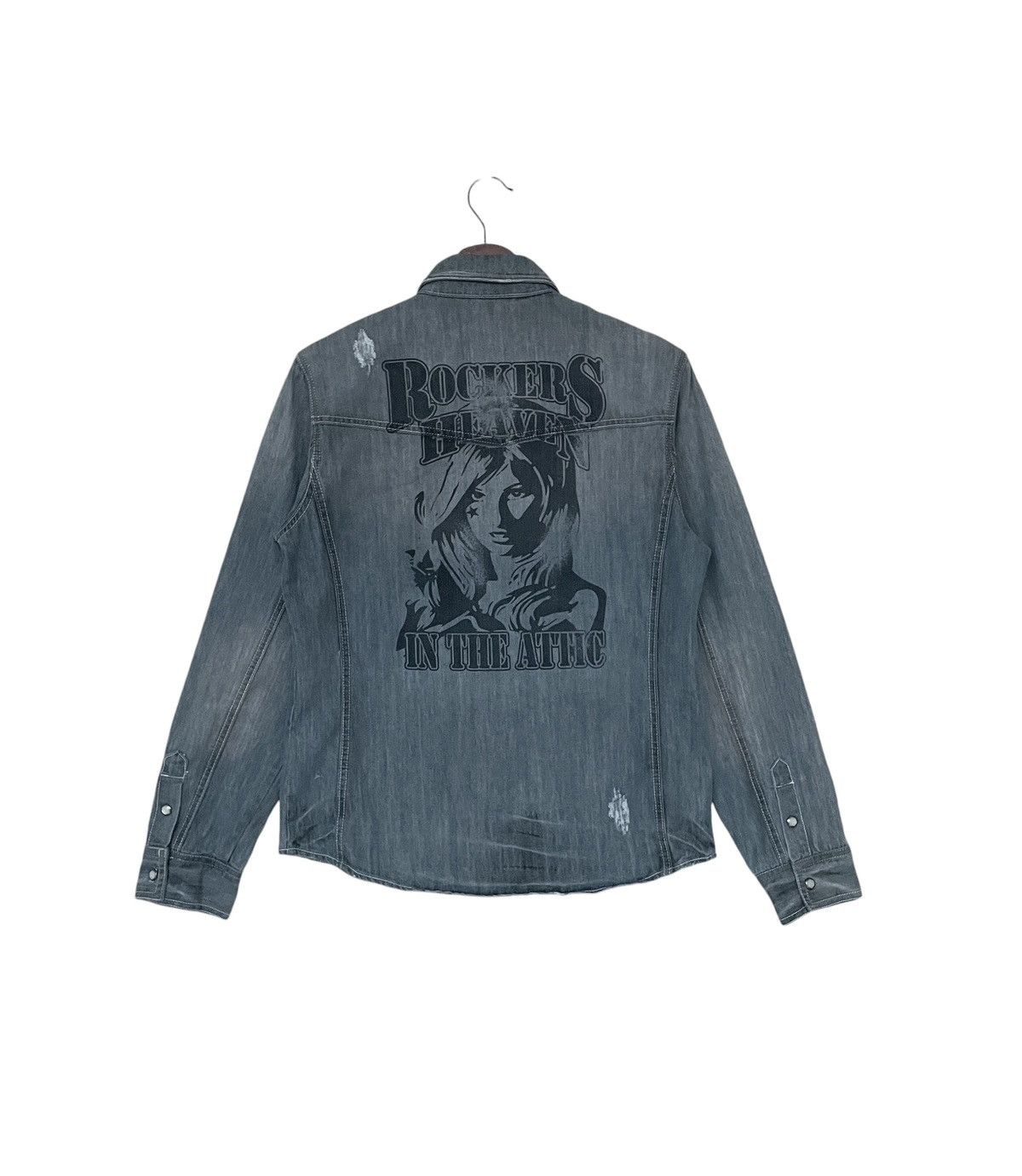 If Six Was Nine × In The Attic Vintage Brand In The Attic Western Denim Shirt 2000s Size US M / EU 48-50 / 2 - 1 Thumbnail