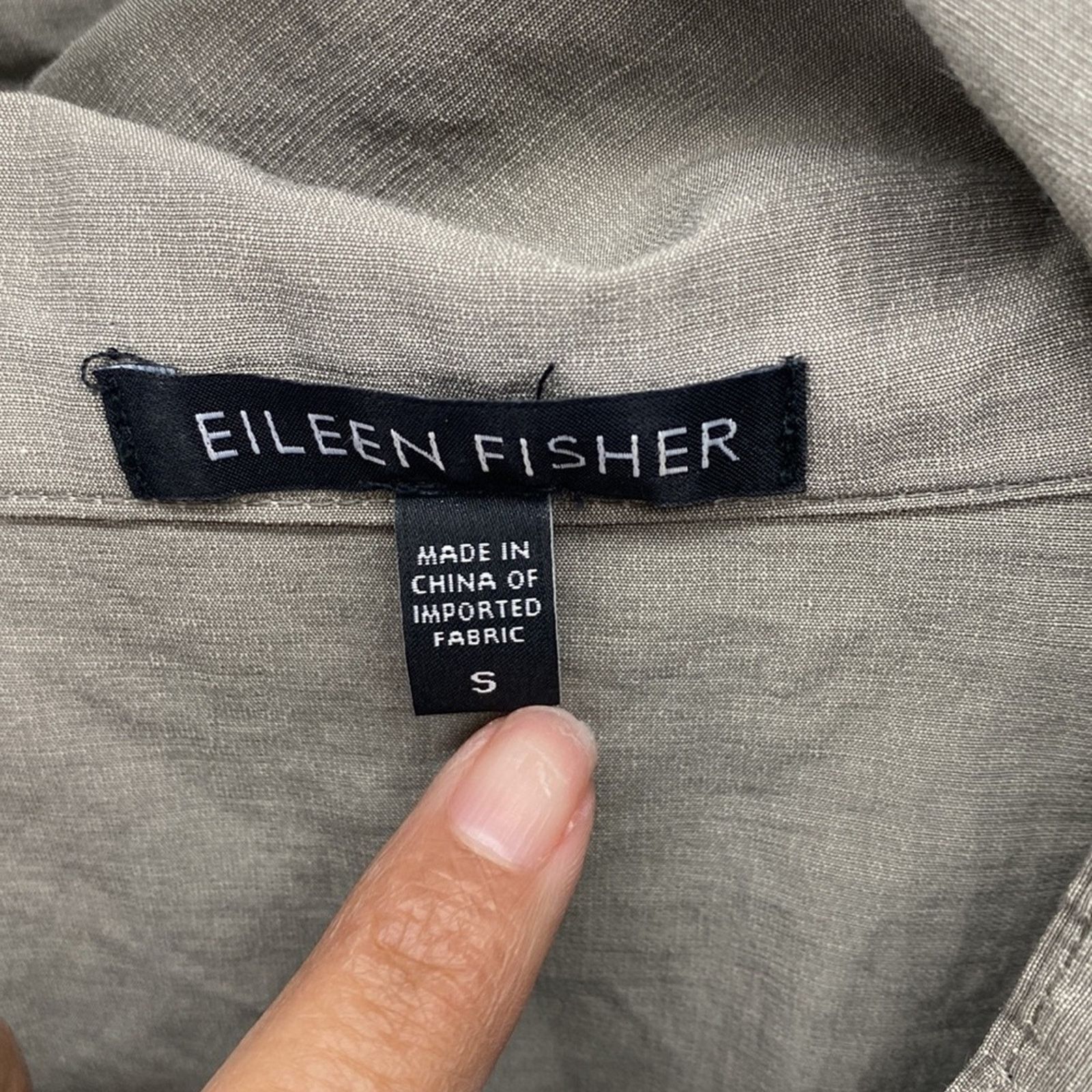 Eileen Fisher Eileen Fisher nylon metallic light green oversized size S Size S / US 4 / IT 40 - 5 Thumbnail