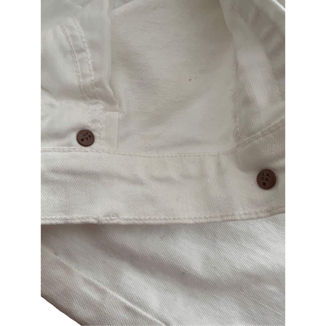 Lucky Brand Lucky Brand distressed Boyfriend White Jeans 8/29 Size 30" / US 8 / IT 44 - 6 Thumbnail