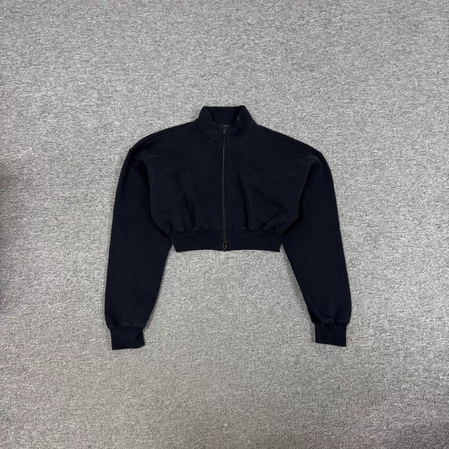 Alexander Wang Alexander Wang Black Short Zip Crop Jacket XS Size XS / US 0-2 / IT 36-38 - 1 Thumbnail