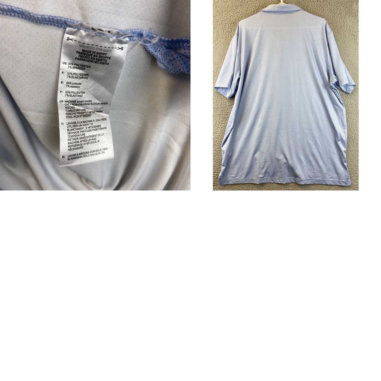 Adidas VINTAGE? No, it's adidas Golf Polo Shirt XL Men Blue - Polo Golf Shirt 86-28 XL Light Blue - Adidas Golf Polo Mens XL Blue Size US XL / EU 56 / 4 - 8 Thumbnail