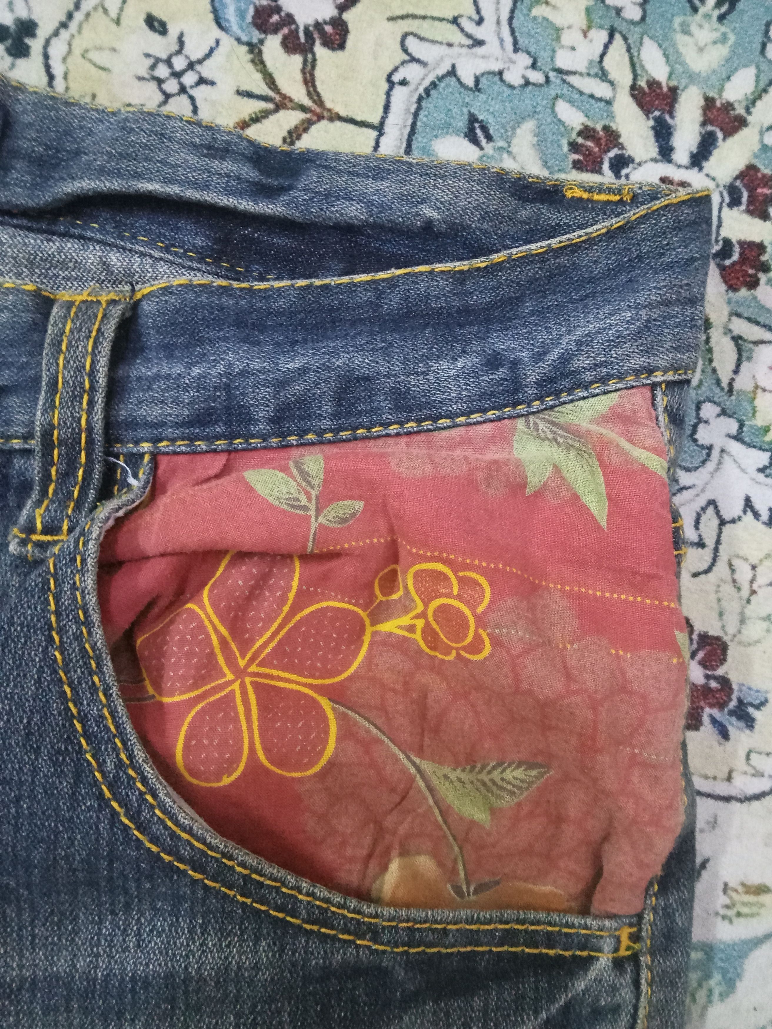 Japanese Brand B-S Dragon Motive Jeans Size US 33 - 6 Thumbnail