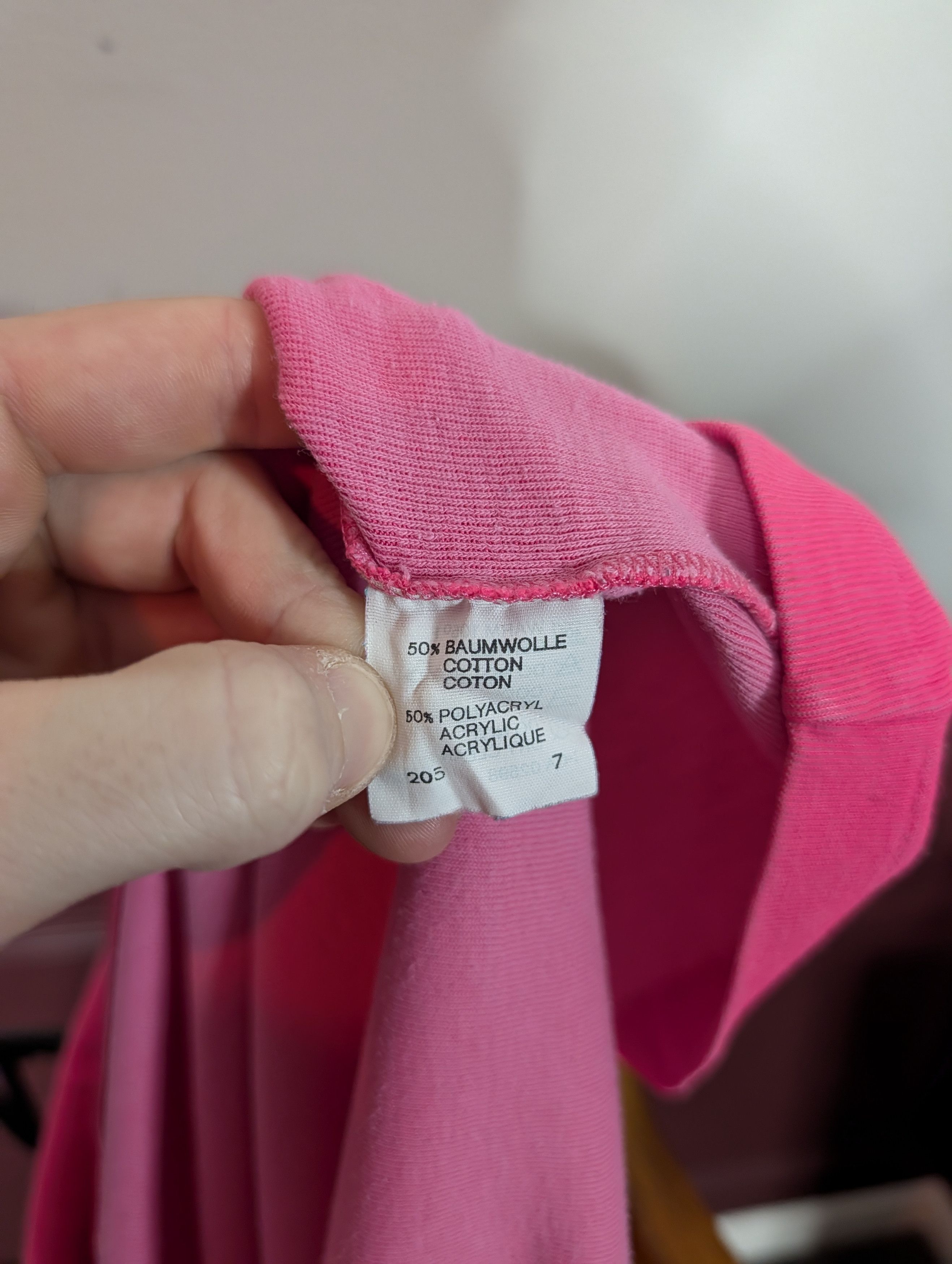Vintage MASER Pink roll neck ribbed logo sweater 80s ski brand Size M / US 6-8 / IT 42-44 - 11 Thumbnail