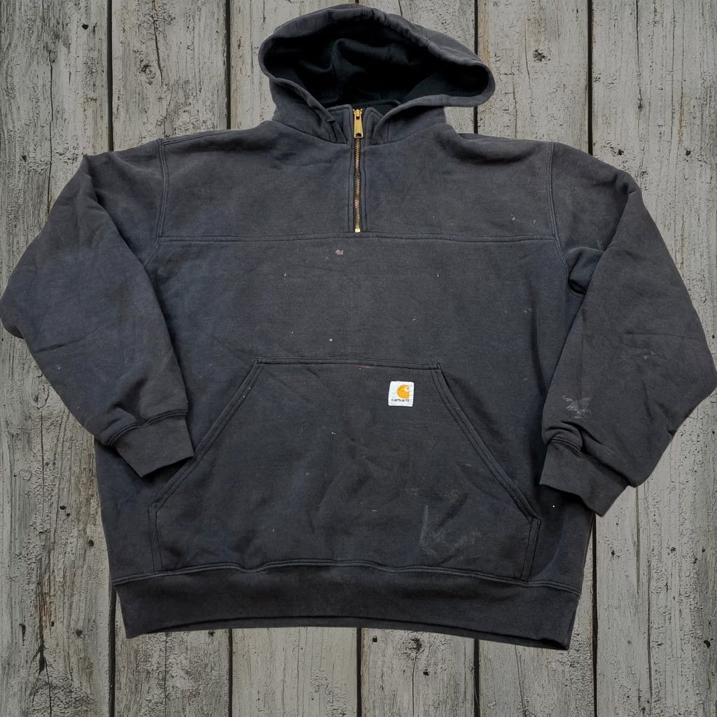 Carhartt Vintage Carhartt Black large J149 Full Zip Hoodie | Grailed