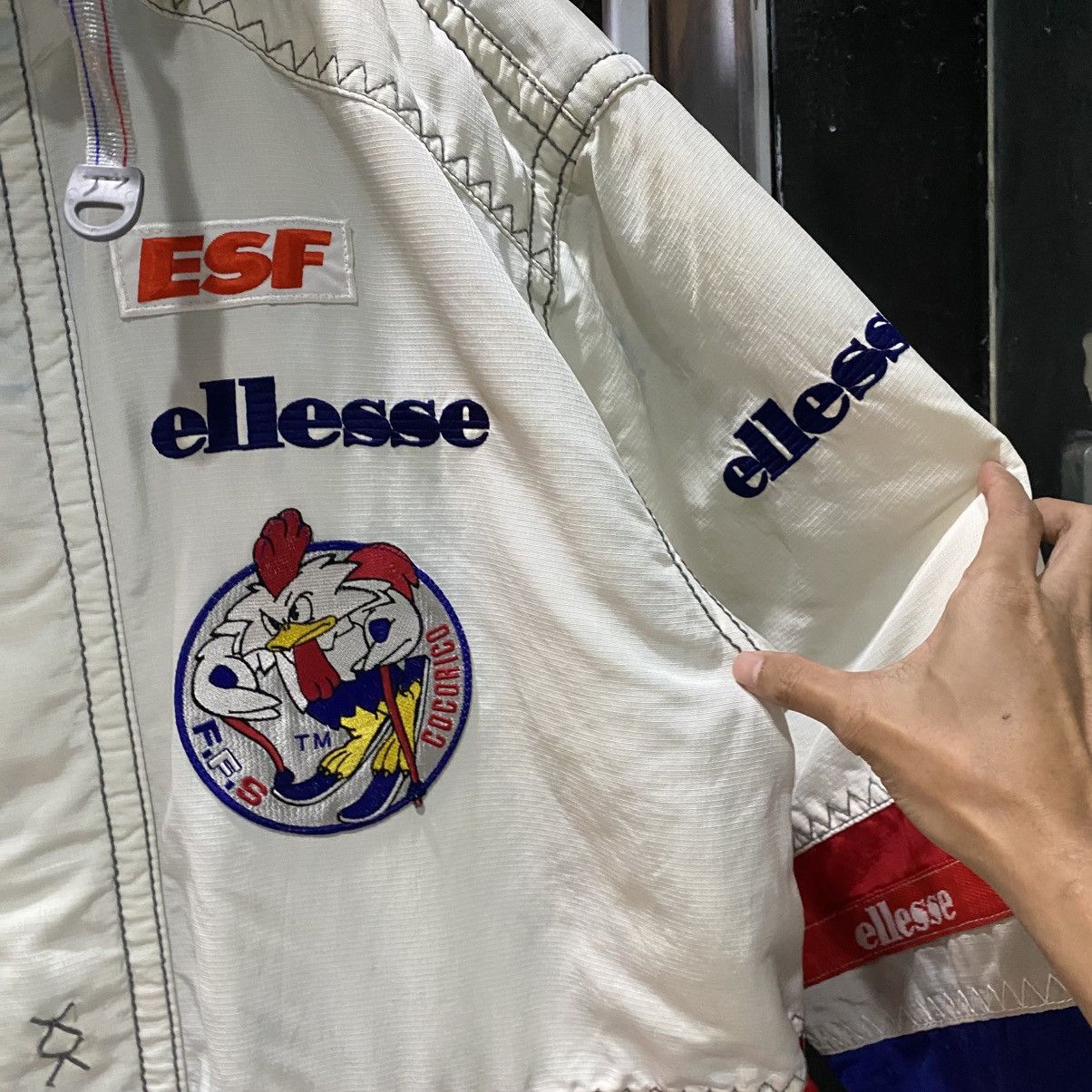 Ellesse VINTAGE OFFICIAL NATIONAL FRANCE SKI ELLESSE JACKET Size US XL / EU 56 / 4 - 12 Thumbnail