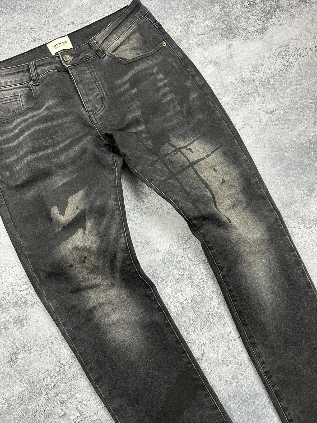 Fear of God Fear of God Sixth Collection Denim Jeans Black 6th Size US 32 / EU 48 - 5 Thumbnail