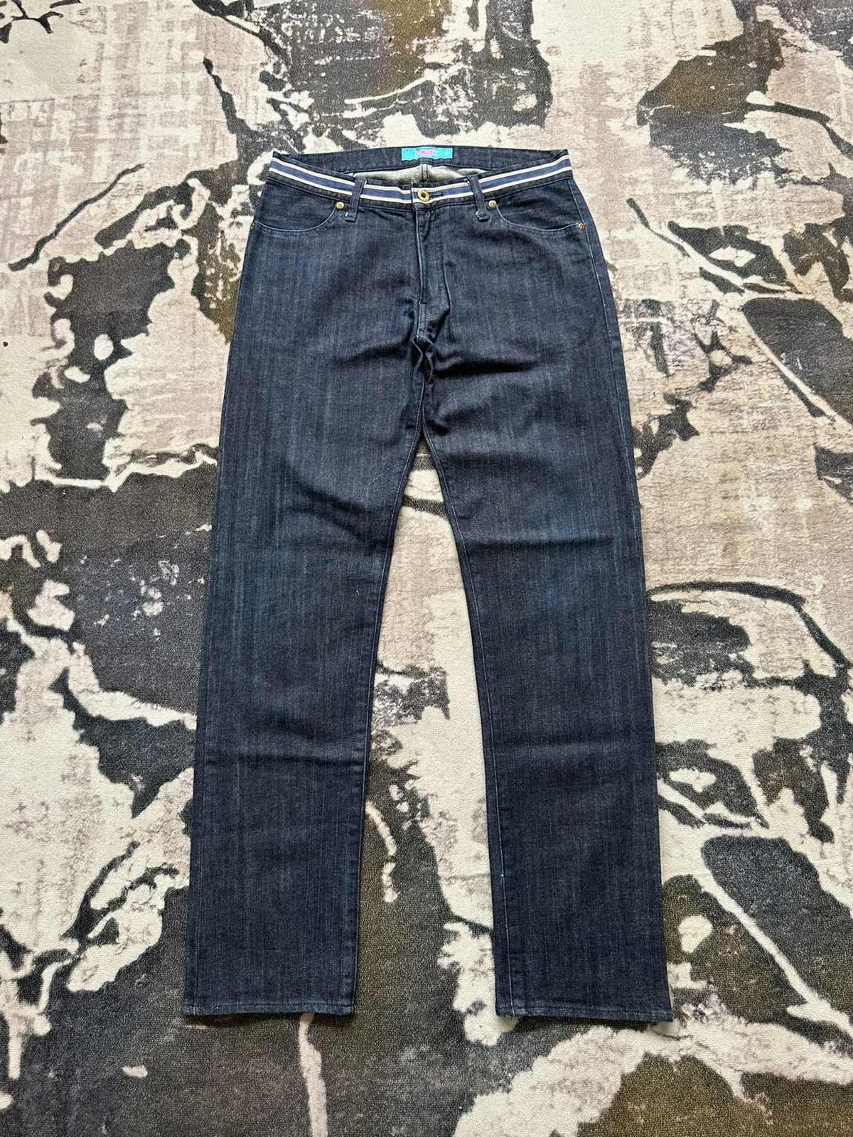 realmad HECTIC 1998 Hec by Hectic Indigo denim jeans Size US 31 - 1 Thumbnail