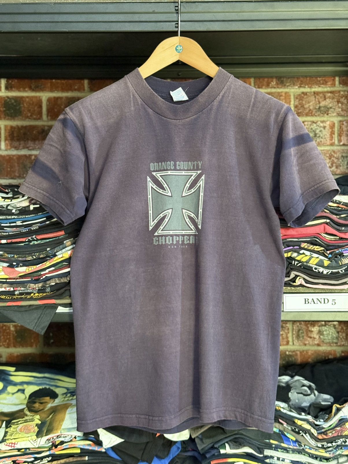 Vintage Thrashed Vintage West Cooper Orange County Sun Faded Tee Size US M / EU 48-50 / 2 - 2 Thumbnail