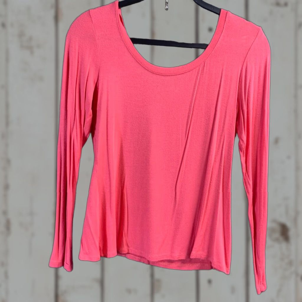Vintage Charlotte Russe Womens XL Pink Long Sleeve Pullover Tunic USA Polyester Size XL / US 12-14 / IT 48-50 - 1 Thumbnail