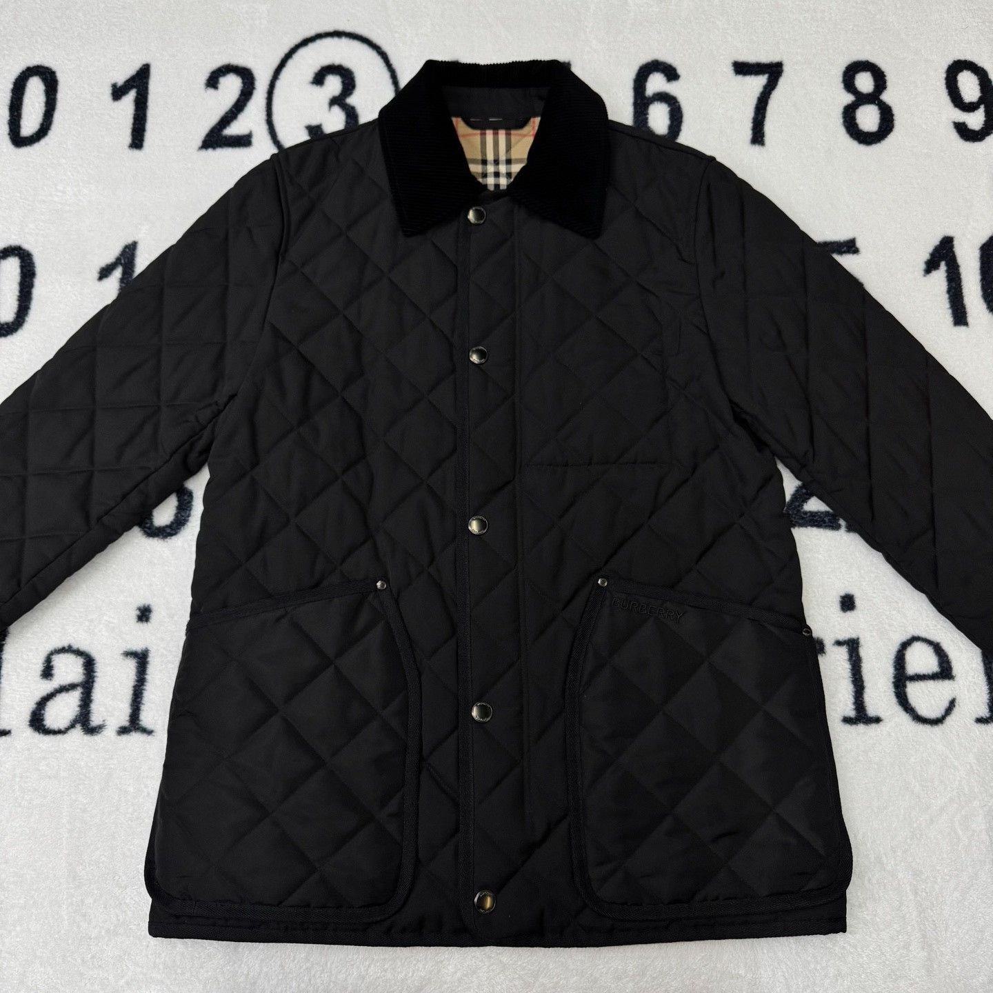 Burberry Plaid Cotton Heavy Coat M Men