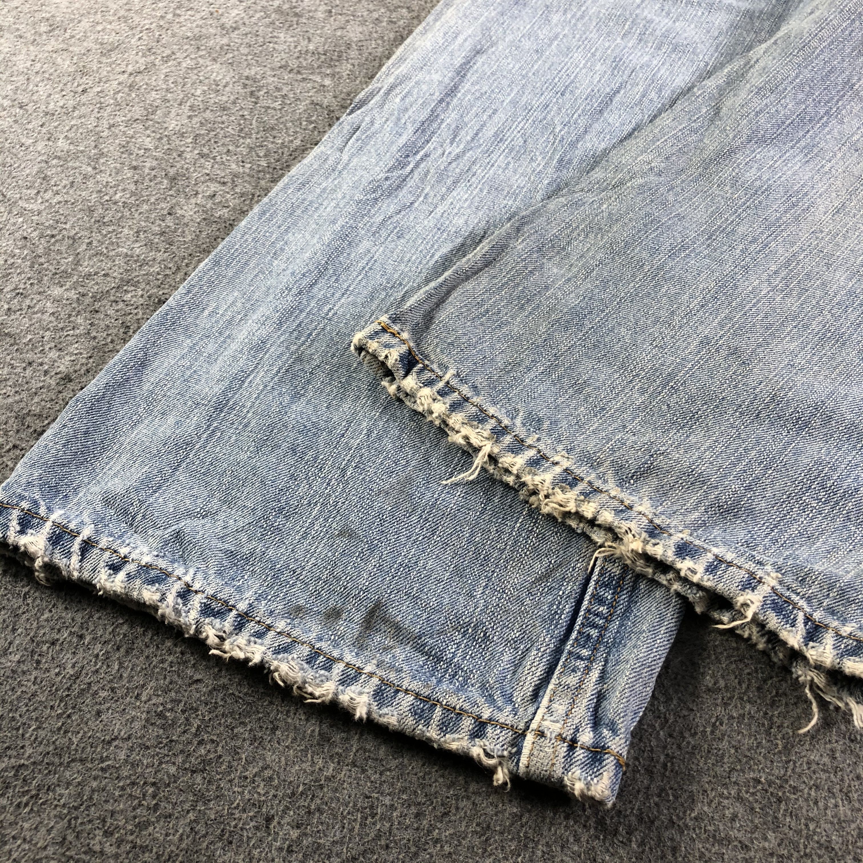 Levi's Vintage Levis 527 Mini Flared Jeans-J4299 Size US 35 - 6 Thumbnail
