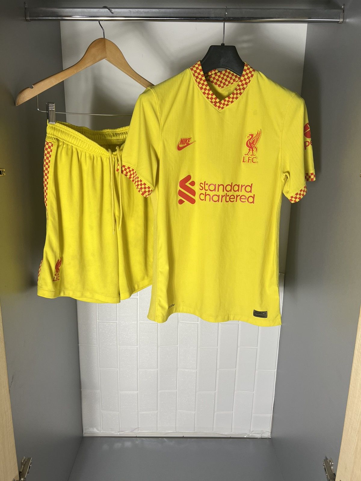 Nike × Vintage VERY RARE NIKE FC LIVERPOOL ENGLAND SOCCER JERSEY BLOKECORE Size US M / EU 48-50 / 2 - 1 Thumbnail