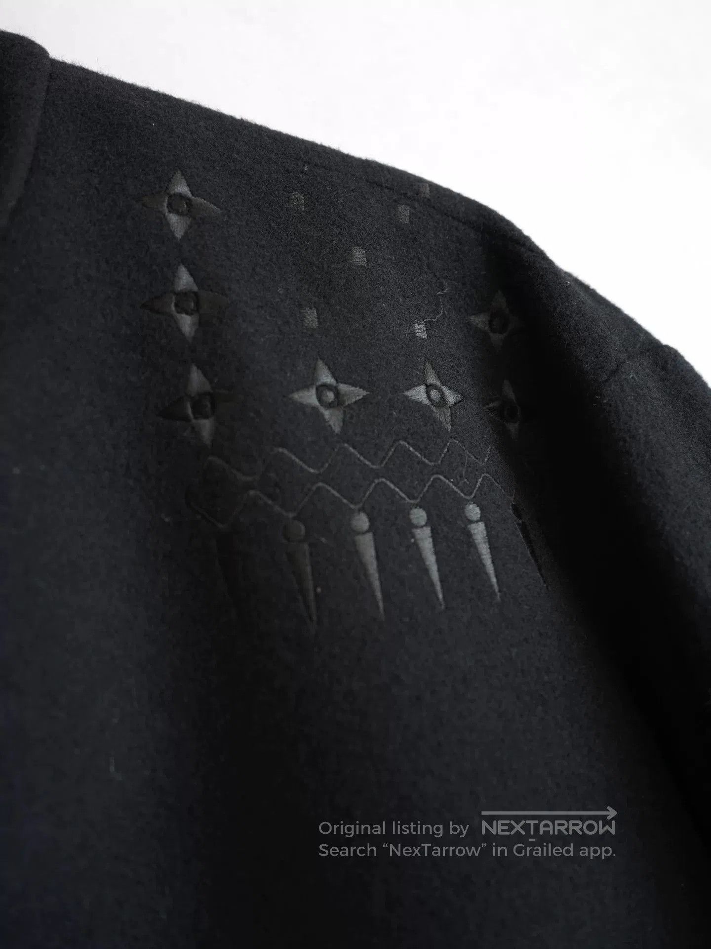 Yohji Yamamoto Yohji Yamamoto Embroidered Long Coat. Size US M / EU 48-50 / 2 - 6 Thumbnail