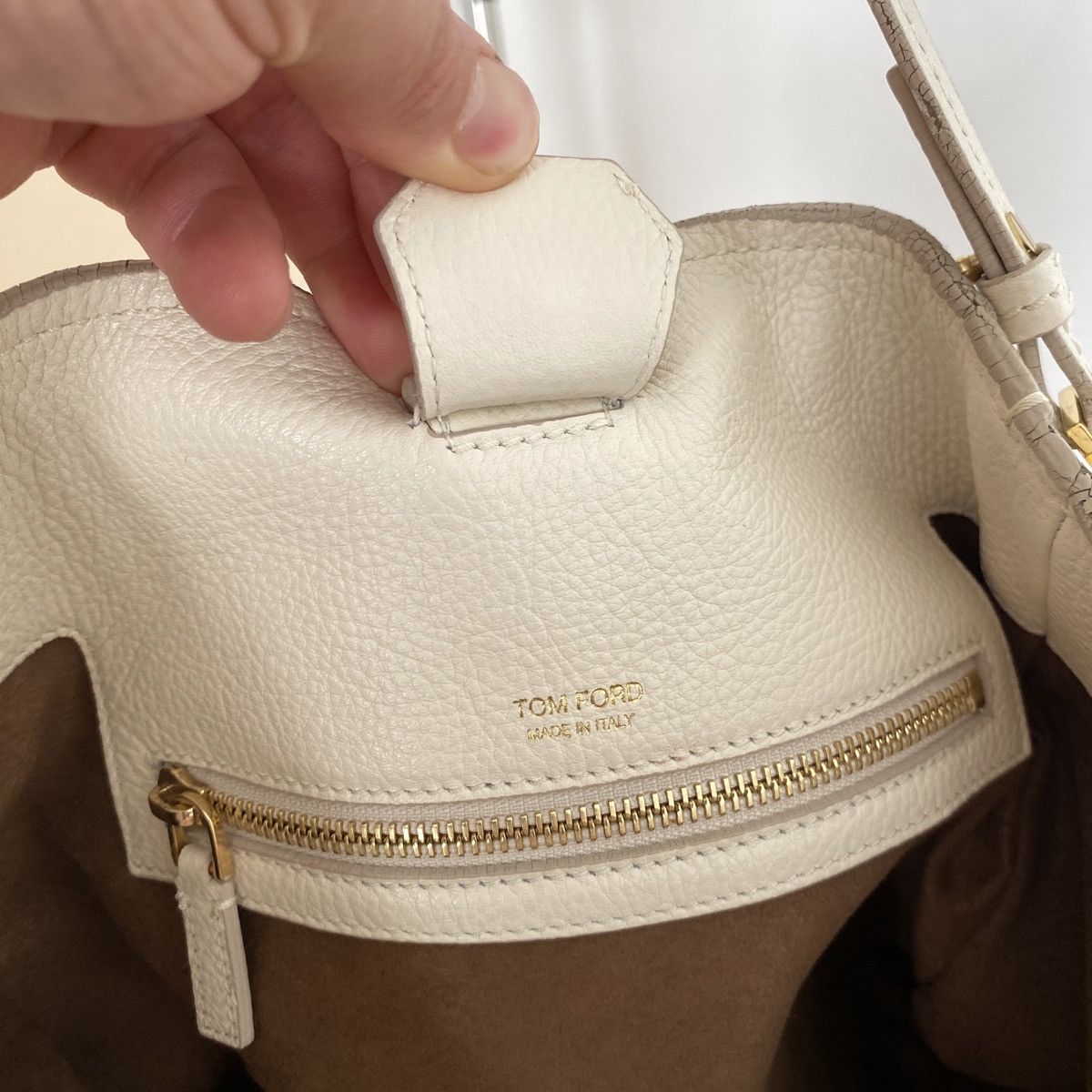 Tom Ford Zip Leather Bag Tom Ford Size ONE SIZE - 20 Thumbnail