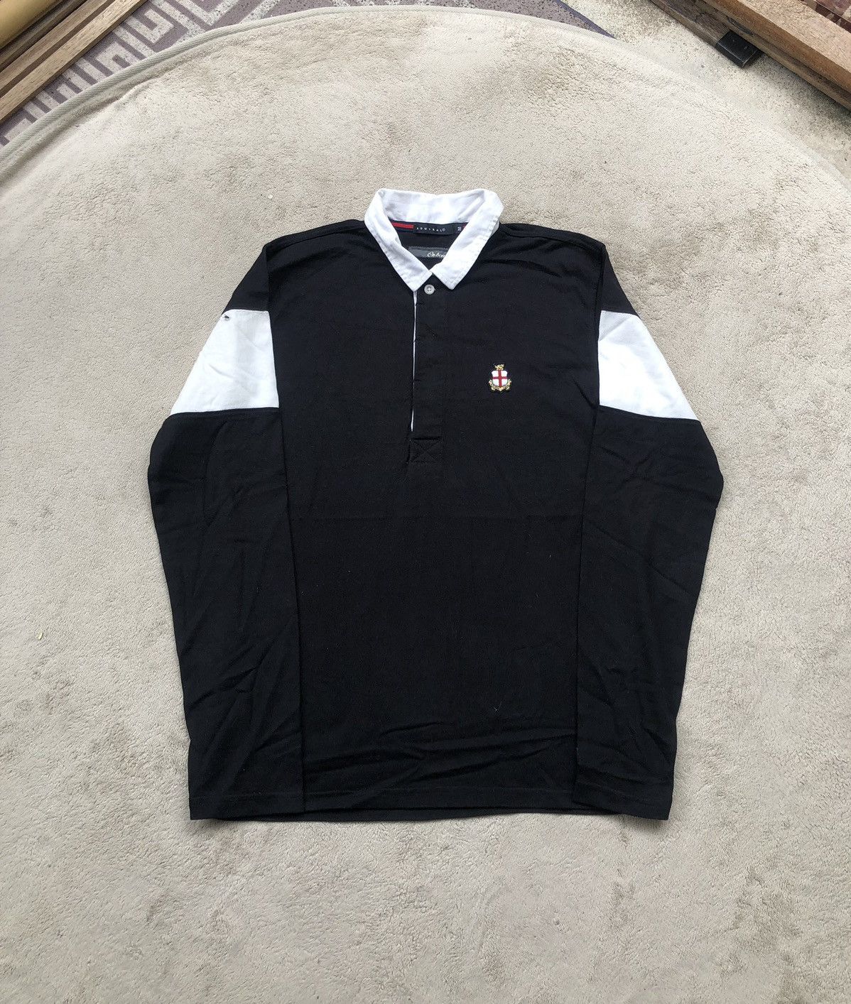 Other Vintage Admiral Long Sleeve Polo Tee Size US M / EU 48-50 / 2 - 1 Thumbnail