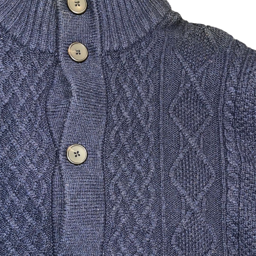 Uniqlo Uniqlo Chunky Cable Knit Button Cardigan Sweater XL Preppy Size XL / US 12-14 / IT 48-50 - 3 Thumbnail