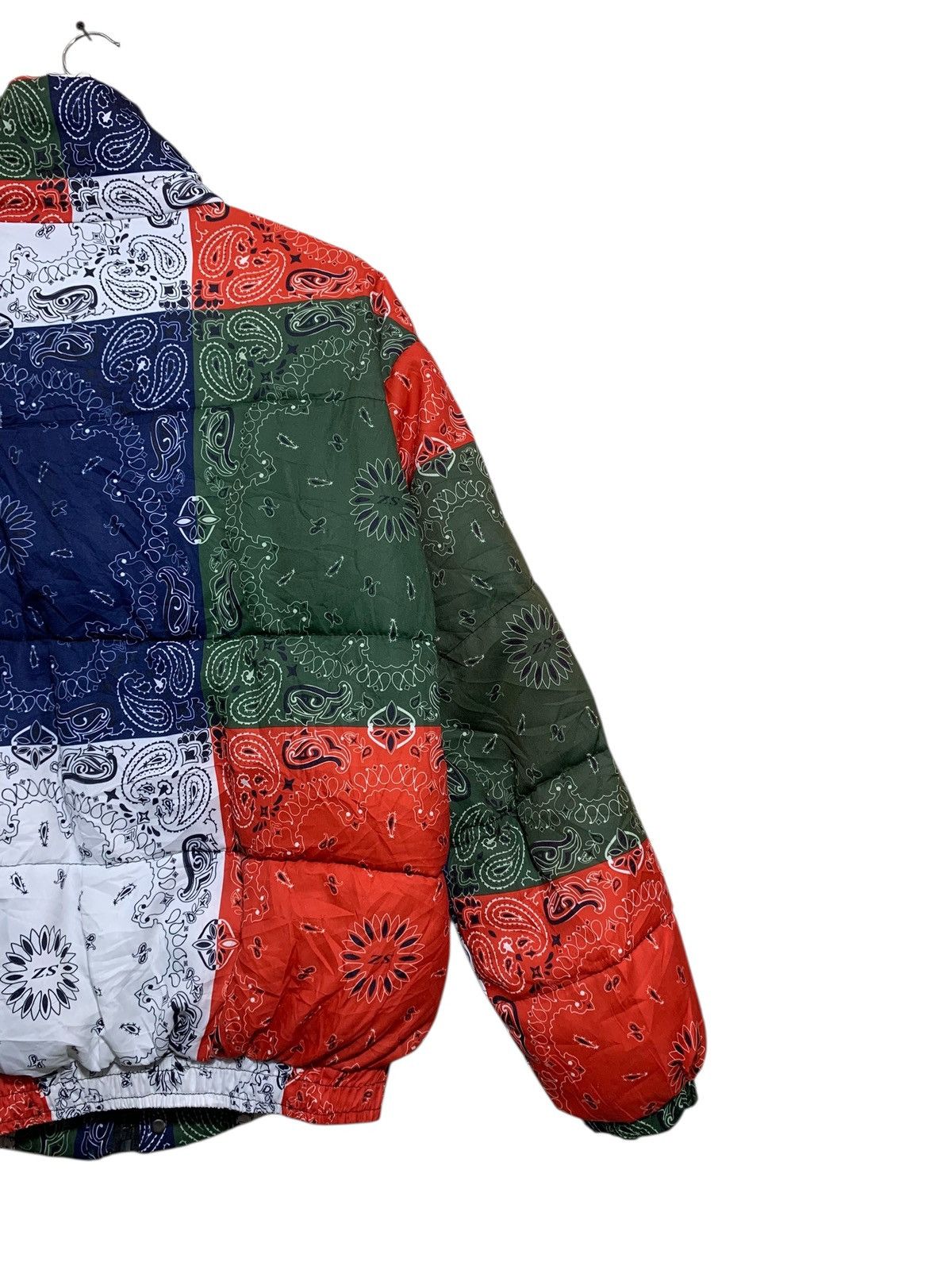 Japanese Brand 🔥UABONI PARIS BANDANA PUFFER JACKETS Size US M / EU 48-50 / 2 - 6 Thumbnail