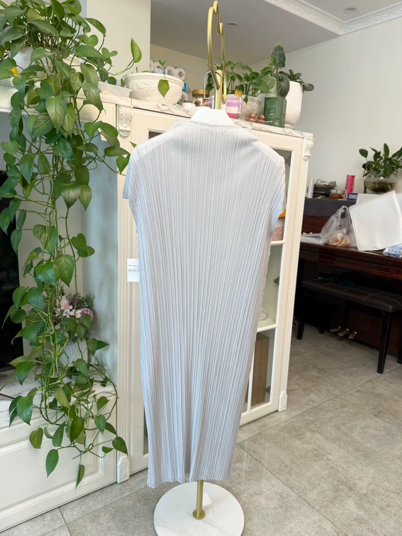 Issey Miyake Issey Miyake Grey dress Size M / US 6-8 / IT 42-44 - 5 Thumbnail